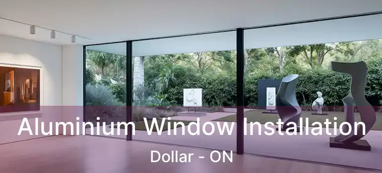  Aluminium Window Installation Dollar - ON