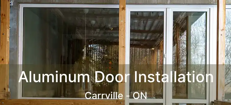  Aluminum Door Installation Carrville - ON