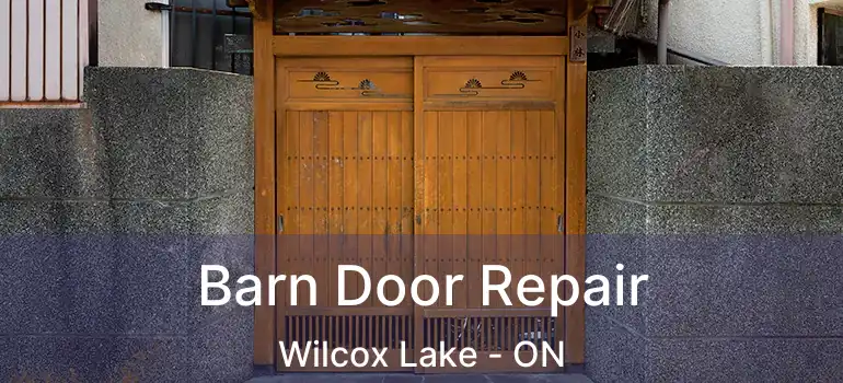  Barn Door Repair Wilcox Lake - ON