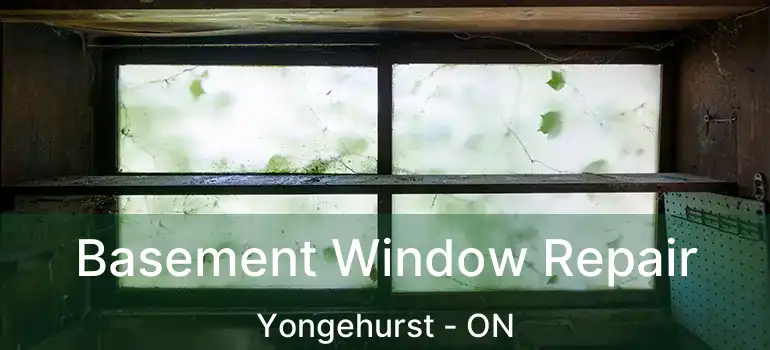  Basement Window Repair Yongehurst - ON