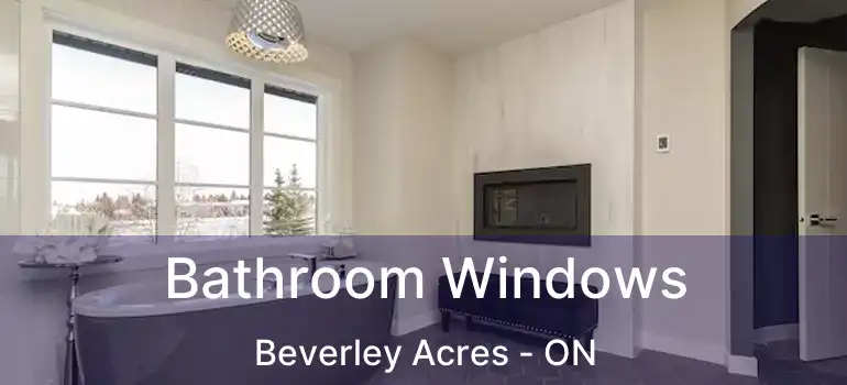 Bathroom Windows Beverley Acres - ON