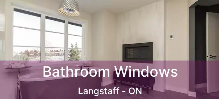  Bathroom Windows Langstaff - ON