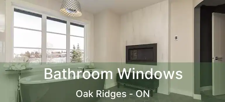  Bathroom Windows Oak Ridges - ON
