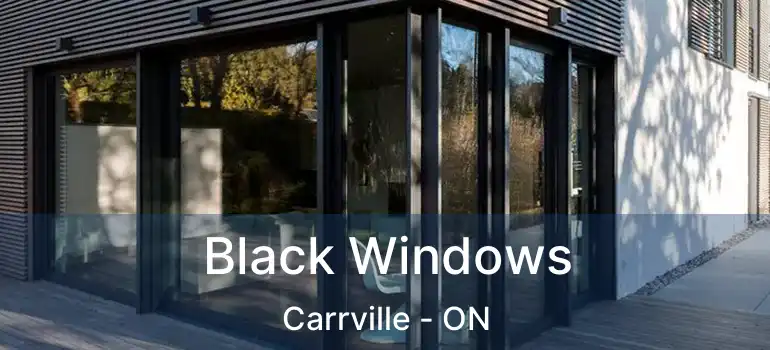  Black Windows Carrville - ON