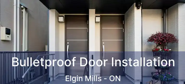  Bulletproof Door Installation Elgin Mills - ON