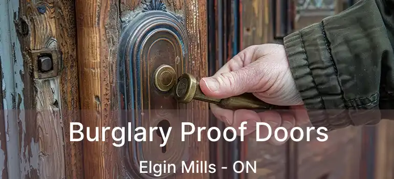  Burglary Proof Doors Elgin Mills - ON