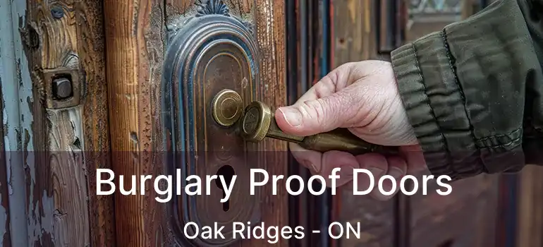  Burglary Proof Doors Oak Ridges - ON