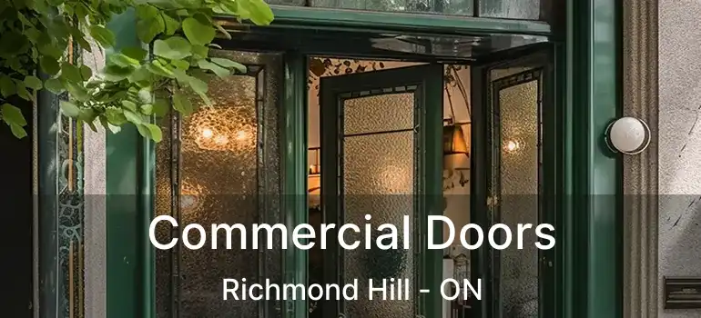 Commercial Doors Richmond Hill - ON