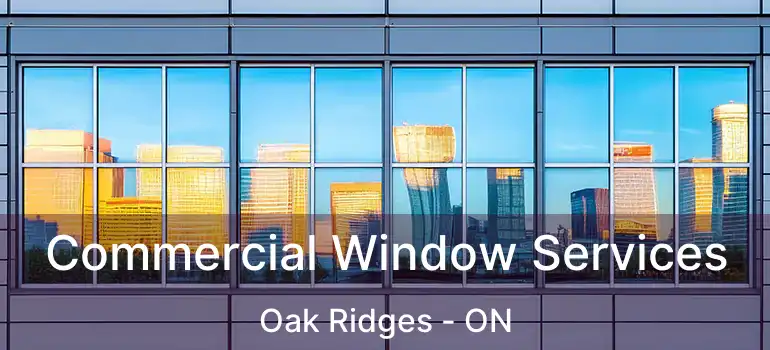  Commercial Window Services Oak Ridges - ON