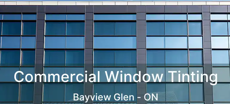  Commercial Window Tinting Bayview Glen - ON