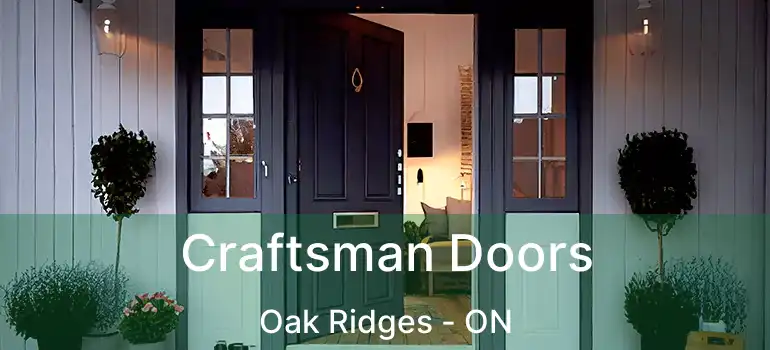  Craftsman Doors Oak Ridges - ON