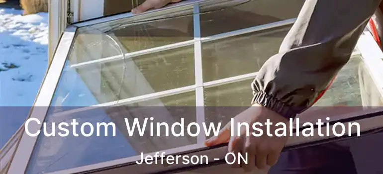  Custom Window Installation Jefferson - ON