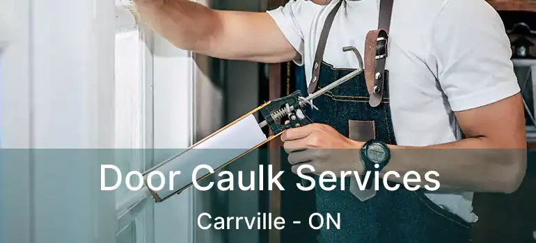  Door Caulk Services Carrville - ON