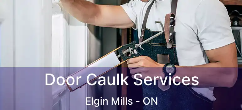  Door Caulk Services Elgin Mills - ON
