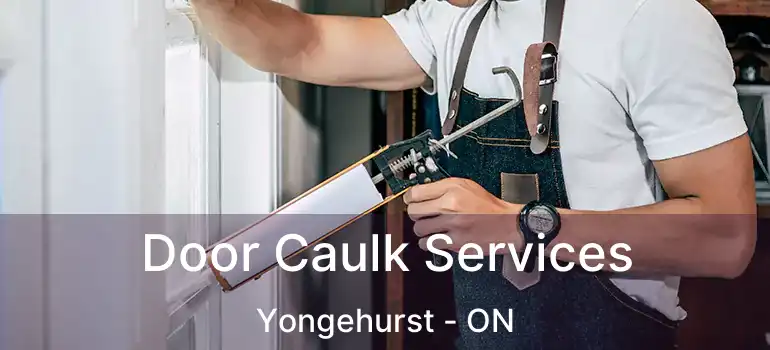 Door Caulk Services Yongehurst - ON