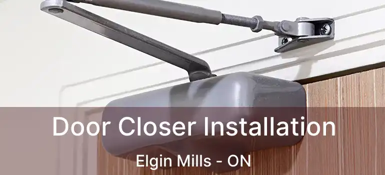  Door Closer Installation Elgin Mills - ON