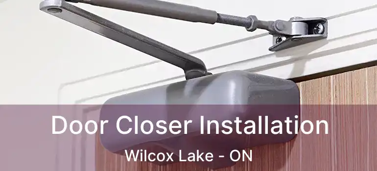  Door Closer Installation Wilcox Lake - ON