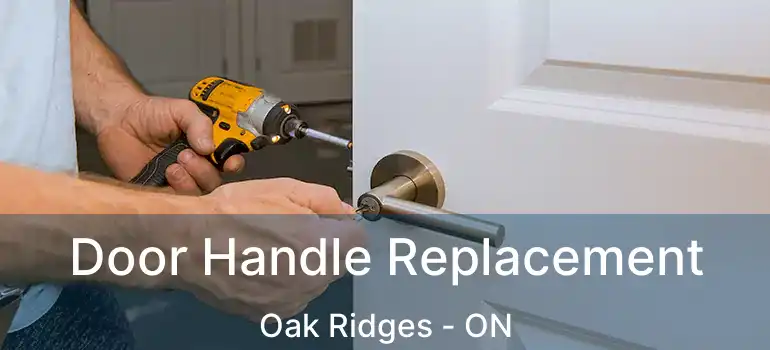  Door Handle Replacement Oak Ridges - ON