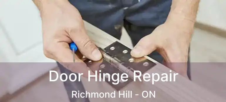 Door Hinge Repair Richmond Hill - ON