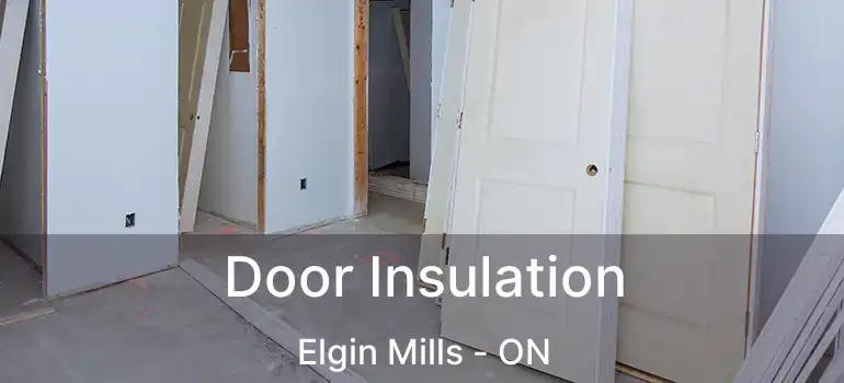  Door Insulation Elgin Mills - ON