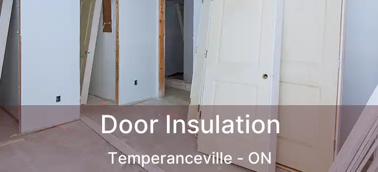  Door Insulation Temperanceville - ON