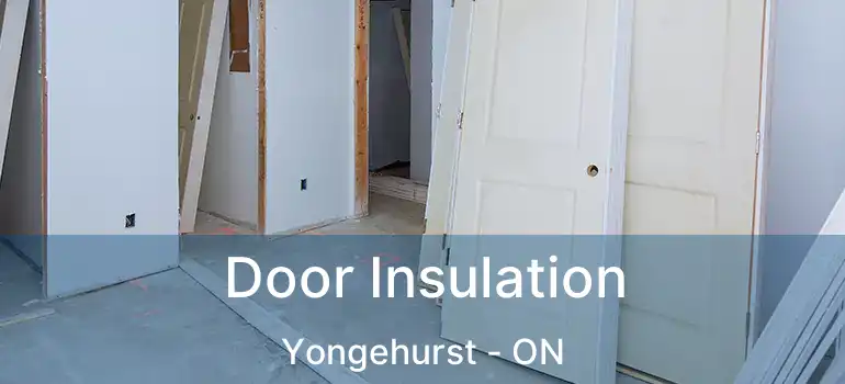  Door Insulation Yongehurst - ON
