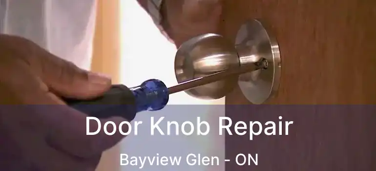  Door Knob Repair Bayview Glen - ON