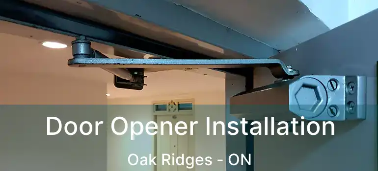  Door Opener Installation Oak Ridges - ON