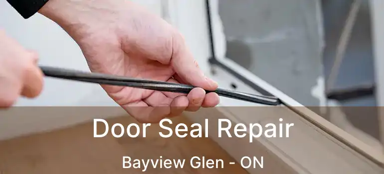  Door Seal Repair Bayview Glen - ON