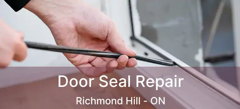  Door Seal Repair Richmond Hill - ON