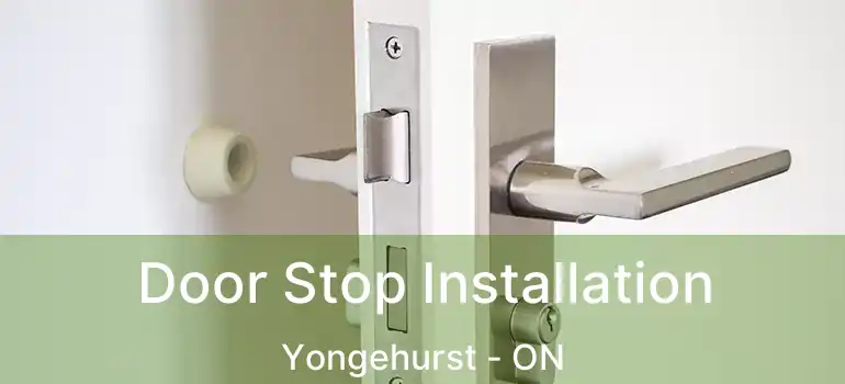  Door Stop Installation Yongehurst - ON