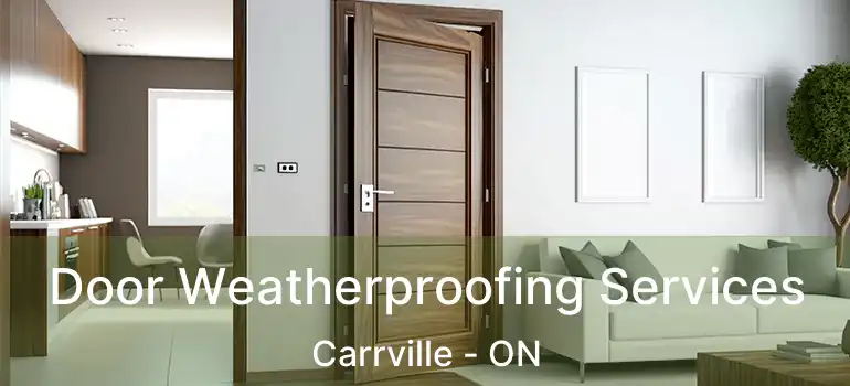 Door Weatherproofing Services Carrville - ON
