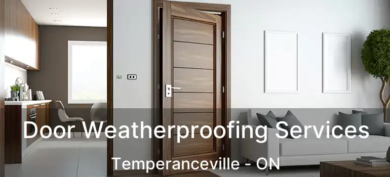  Door Weatherproofing Services Temperanceville - ON