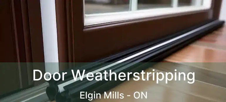  Door Weatherstripping Elgin Mills - ON