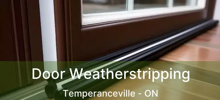  Door Weatherstripping Temperanceville - ON