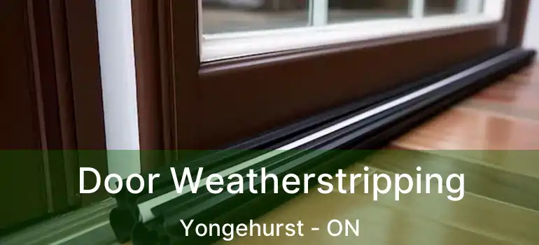  Door Weatherstripping Yongehurst - ON