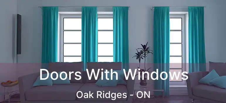  Doors With Windows Oak Ridges - ON