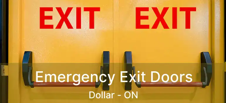  Emergency Exit Doors Dollar - ON