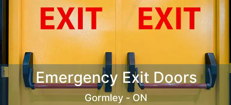  Emergency Exit Doors Gormley - ON