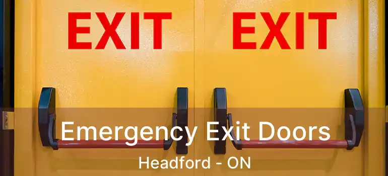  Emergency Exit Doors Headford - ON