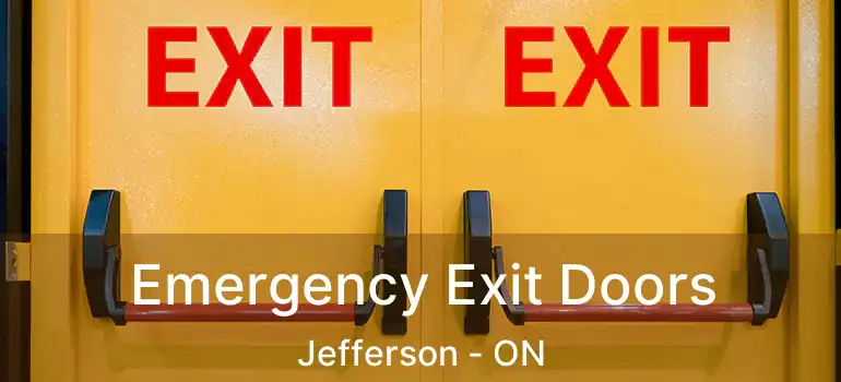  Emergency Exit Doors Jefferson - ON
