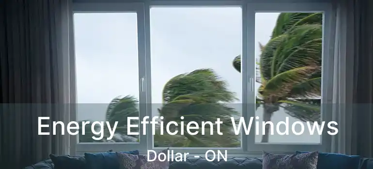  Energy Efficient Windows Dollar - ON