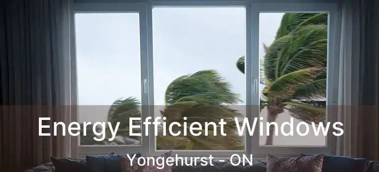  Energy Efficient Windows Yongehurst - ON