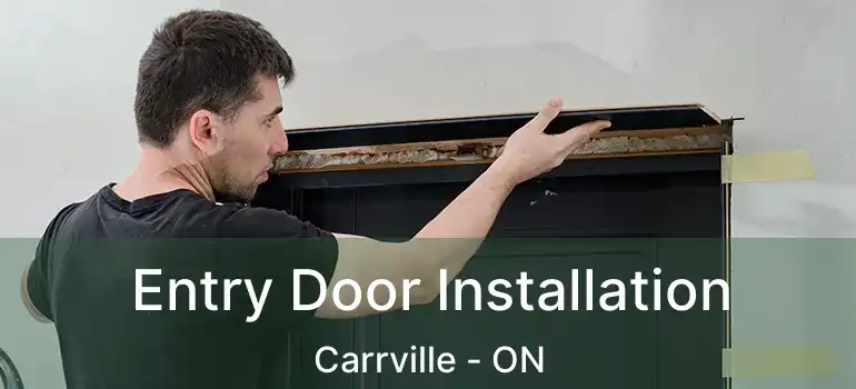  Entry Door Installation Carrville - ON