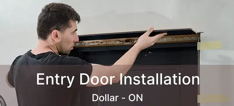  Entry Door Installation Dollar - ON