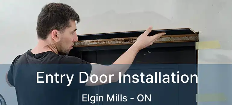  Entry Door Installation Elgin Mills - ON