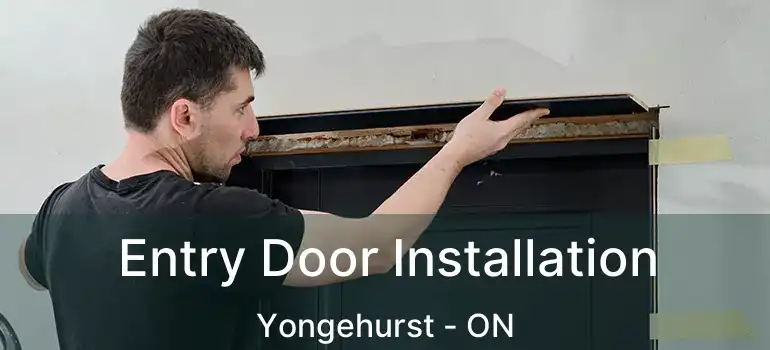  Entry Door Installation Yongehurst - ON