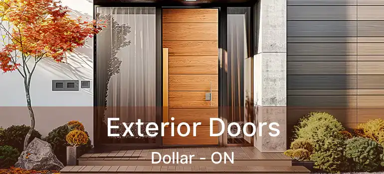  Exterior Doors Dollar - ON