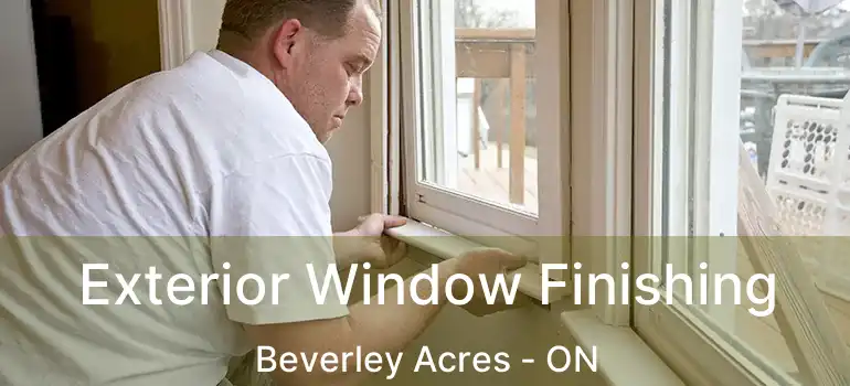  Exterior Window Finishing Beverley Acres - ON