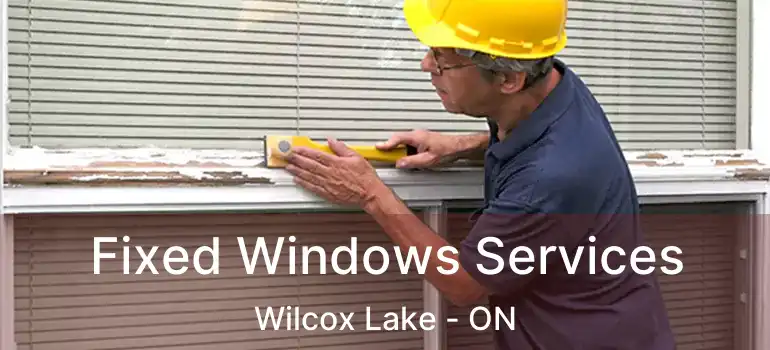  Fixed Windows Services Wilcox Lake - ON